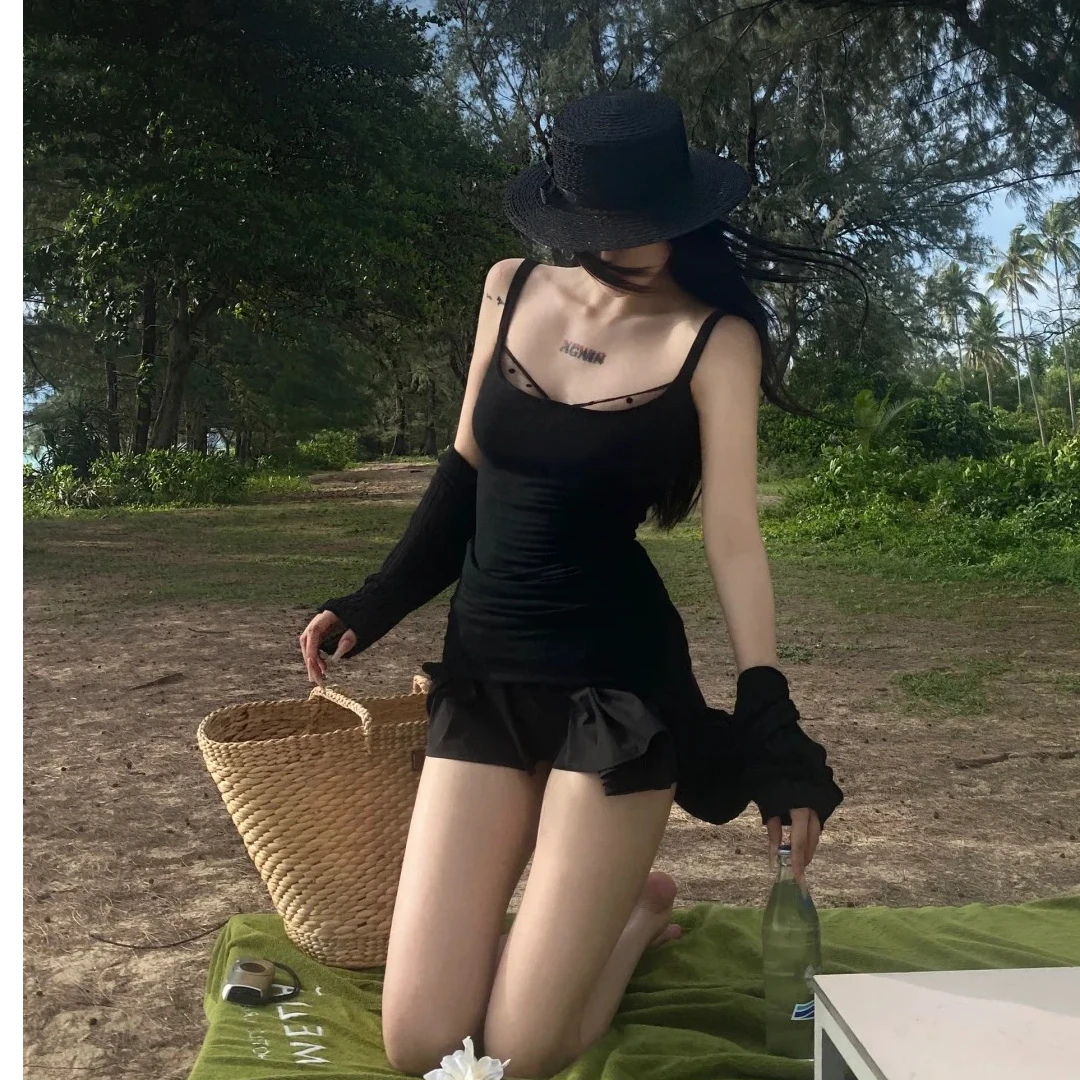 2025夏季新款时尚套装气质显瘦洋气休闲百搭外穿性感辣妹高级感女