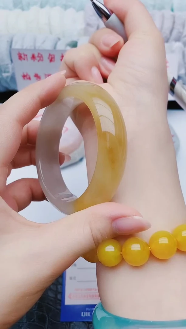 未镶嵌手镯石英质玉z211+61-62