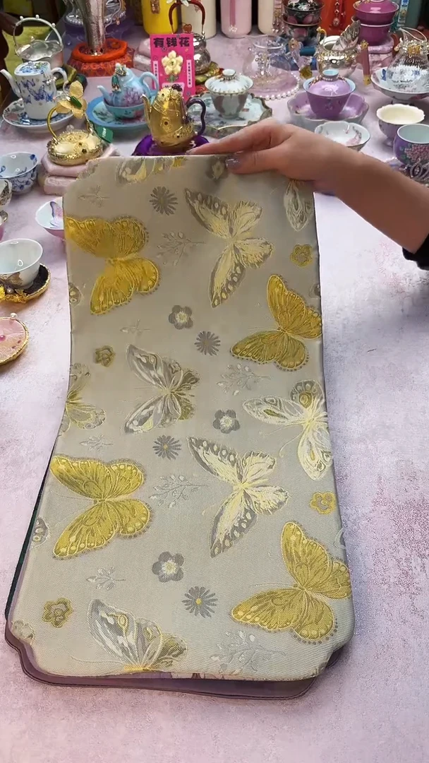 89宋锦蝴蝶茶席