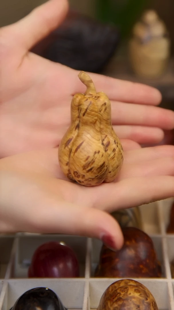 【闪购商品】木鬼柳留疤福瓜手把件