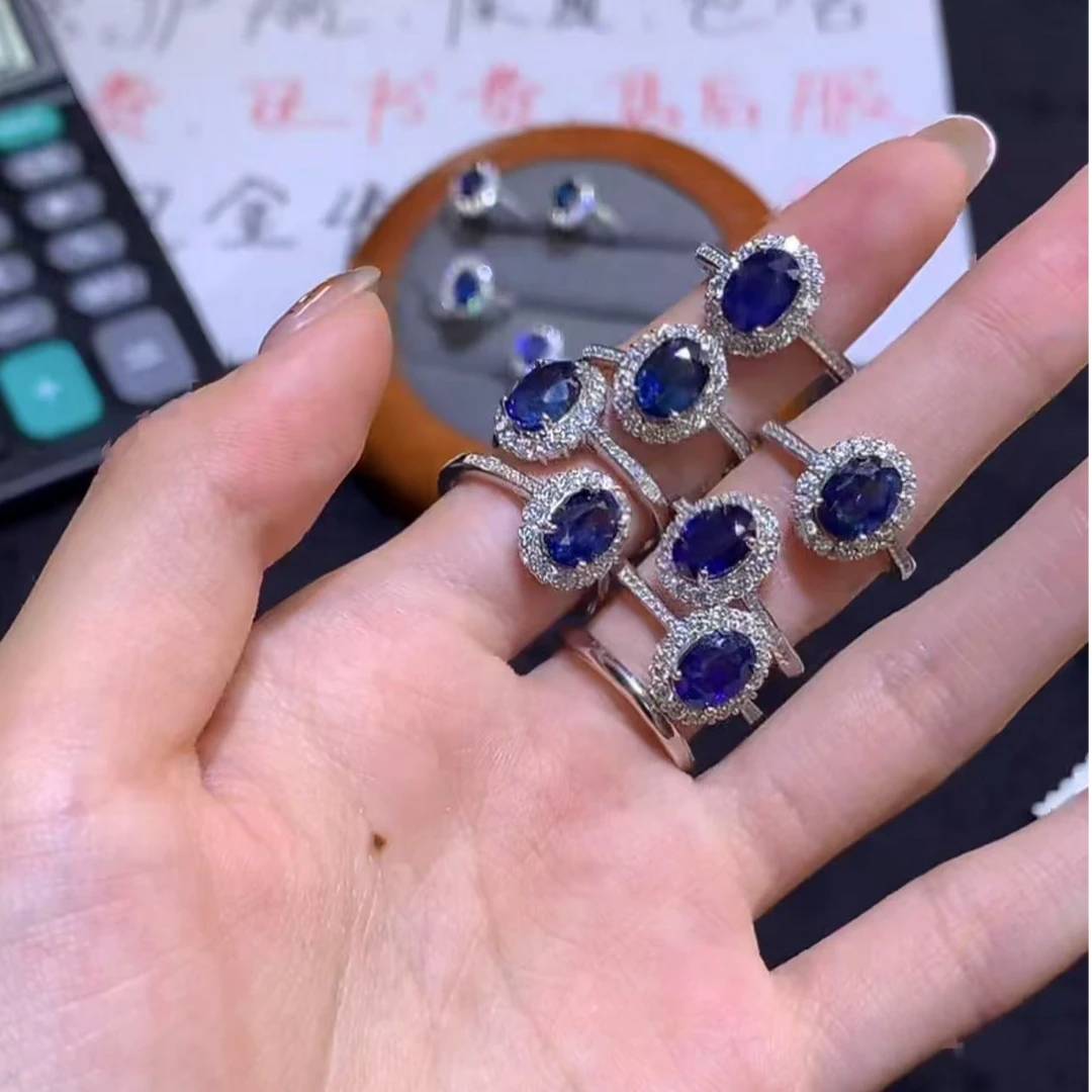 【逍遥】蓝宝石戒指*001/0101/多样性发/1件