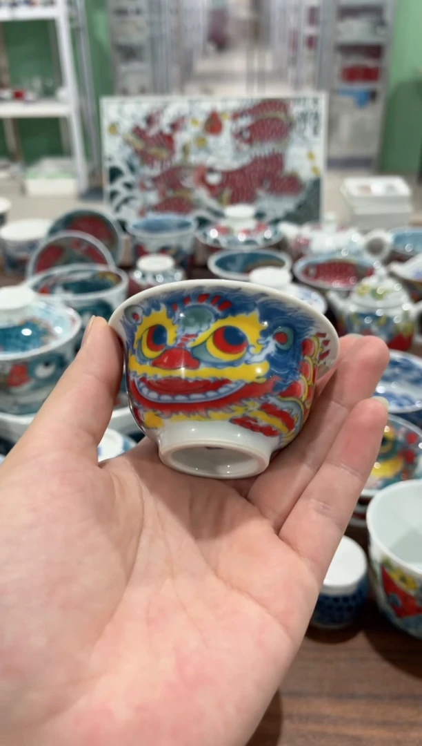 拙明院（福利价格）醒狮小压手（带内绘）