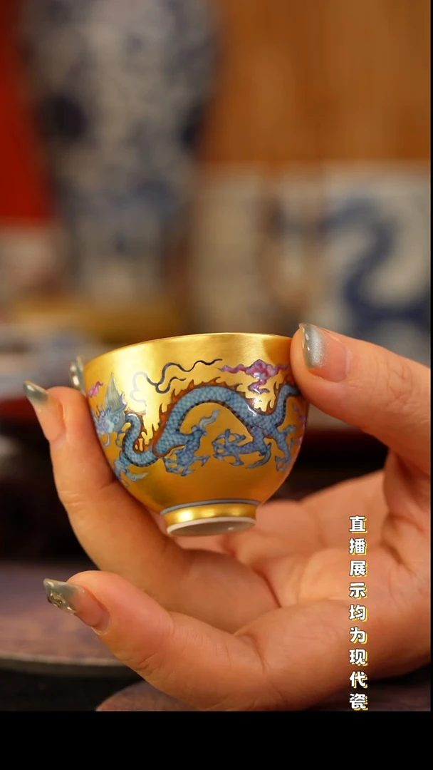 景德镇手工手绘陶瓷杯