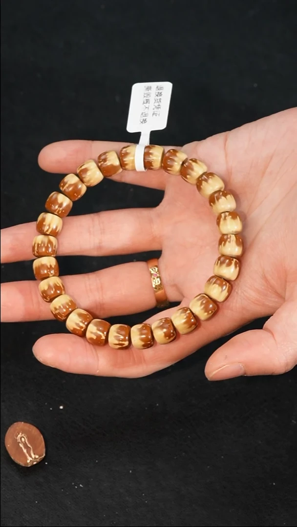 手串紫金鼠纯实心花皮单圈9.5*8.5mm