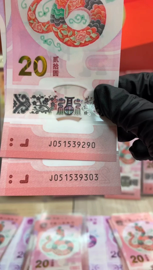 【闪购商品】塑料蛇钞纪念钞  无47 号码随机