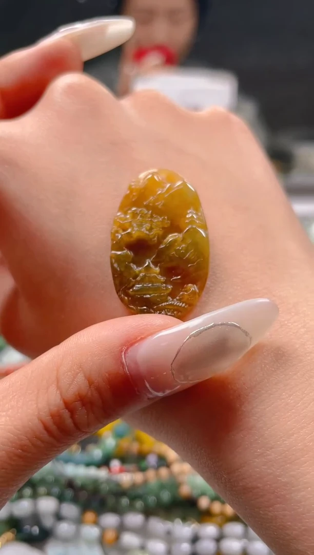 【闪购商品】翡翠颈饰未镶嵌/E/翡翠A货一图一物