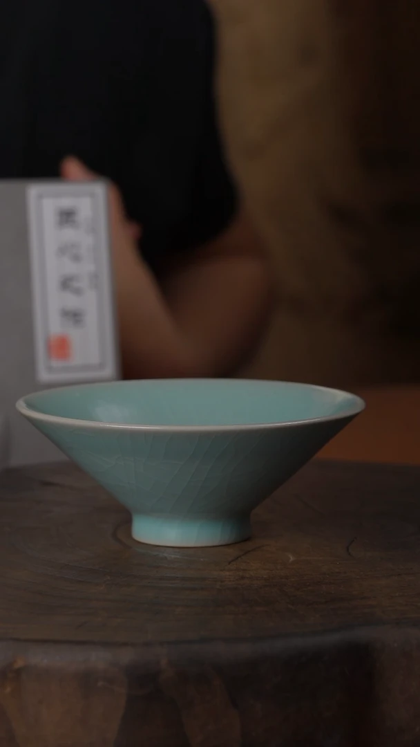 仿古斗笠主人杯 证书礼盒