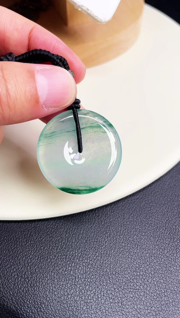 颈饰未镶嵌翡翠【36】平安扣 尺寸 32.9   5.6mm