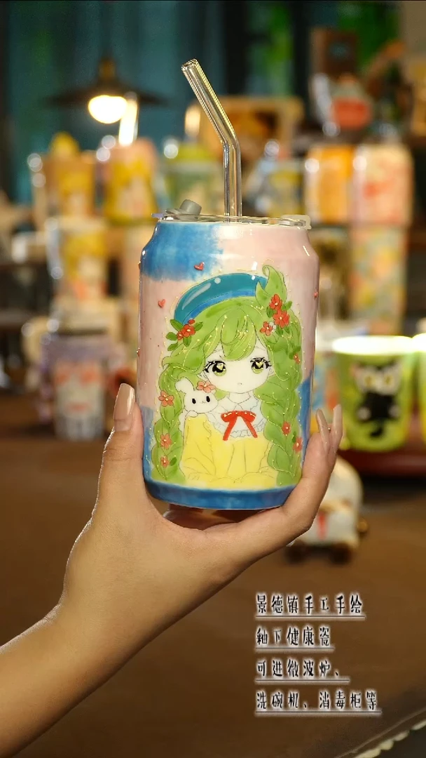 景德镇陶瓷手工手绘&A009