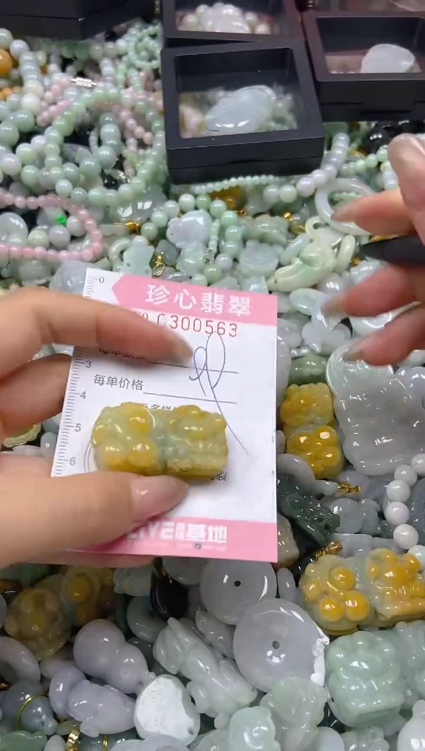 翡翠未镶嵌颈饰闪购0300563