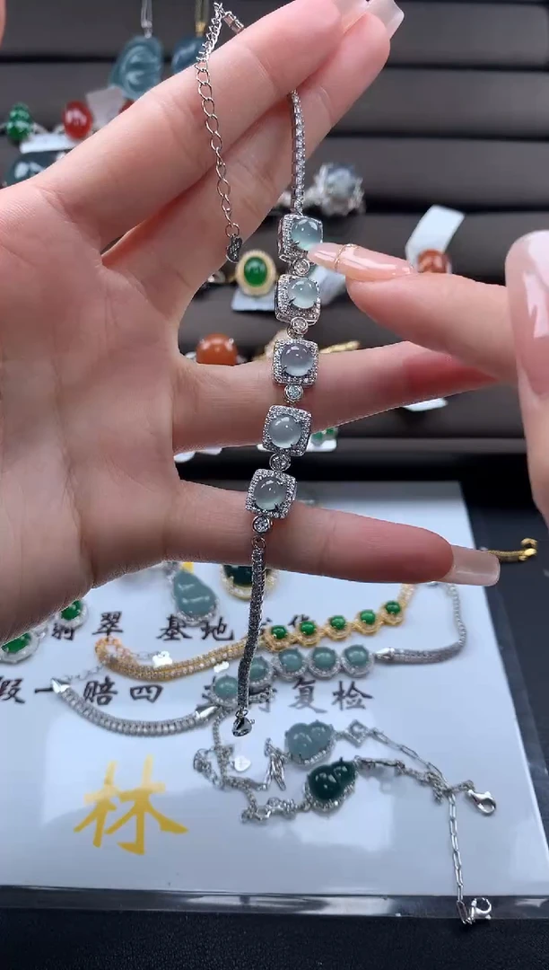 【闪购商品】翡翠戒指银S925镶嵌32131231