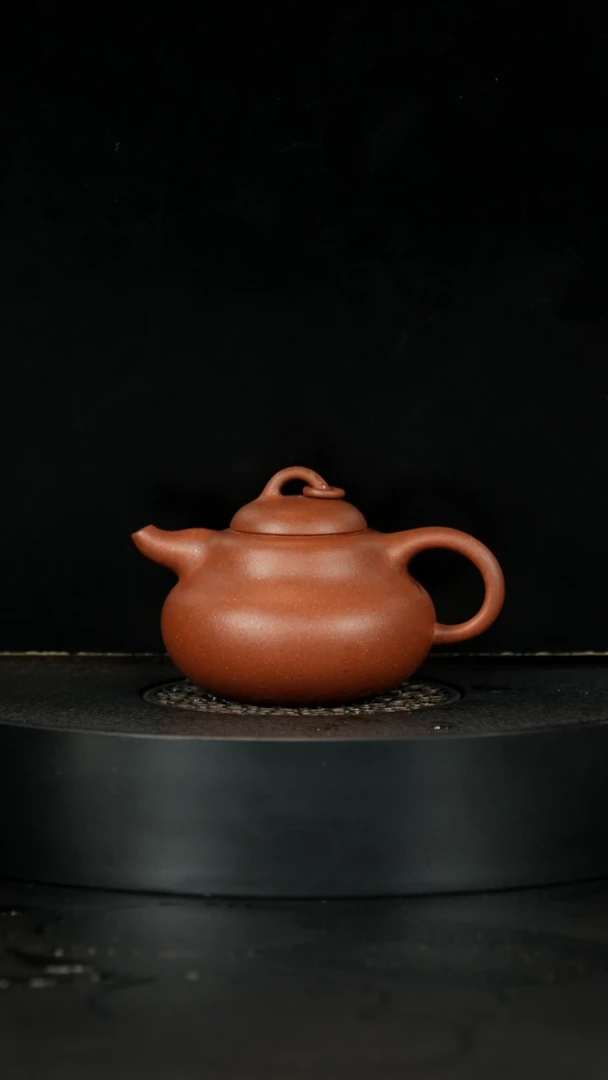 【闪购商品】紫砂茶壶明清老宕口精挑桃花葫芦