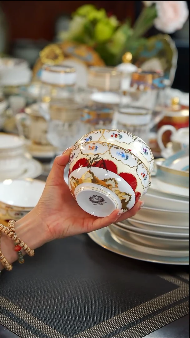 瓷片4.5英寸米饭碗2个