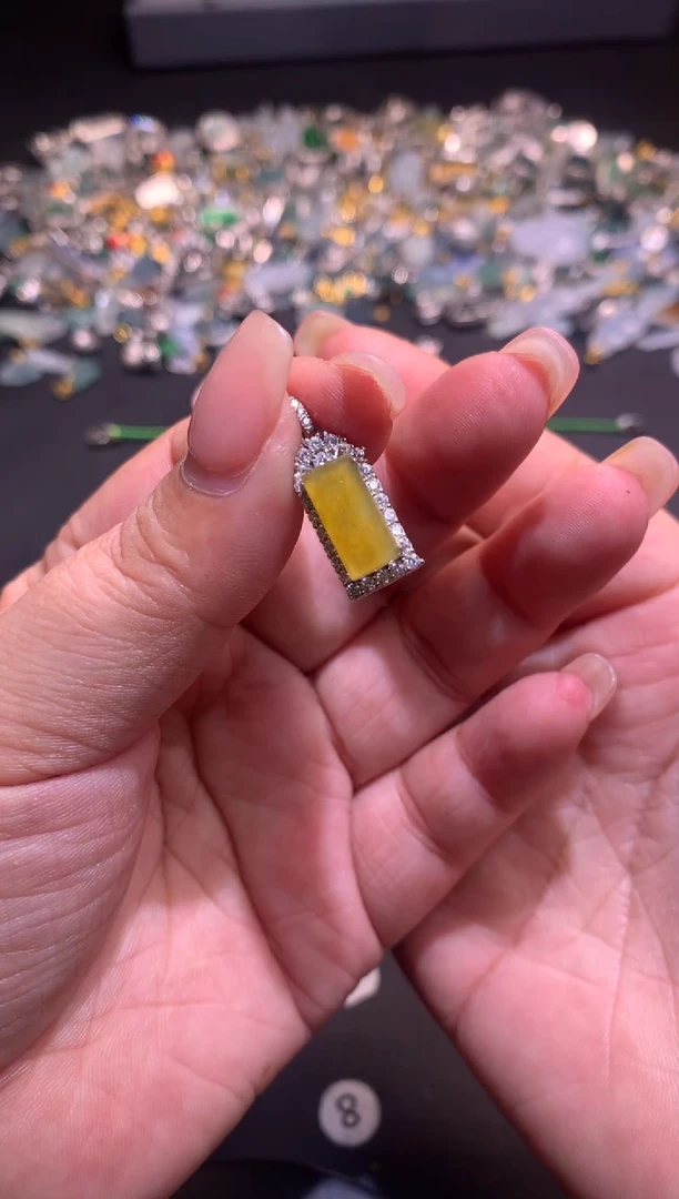 【闪购商品】翡翠吊坠(不含链)银S925镶嵌1