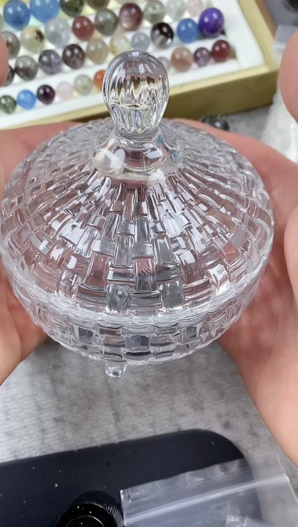 【闪购商品】水晶手串未镶嵌消磁碗摆件+300克消磁石
