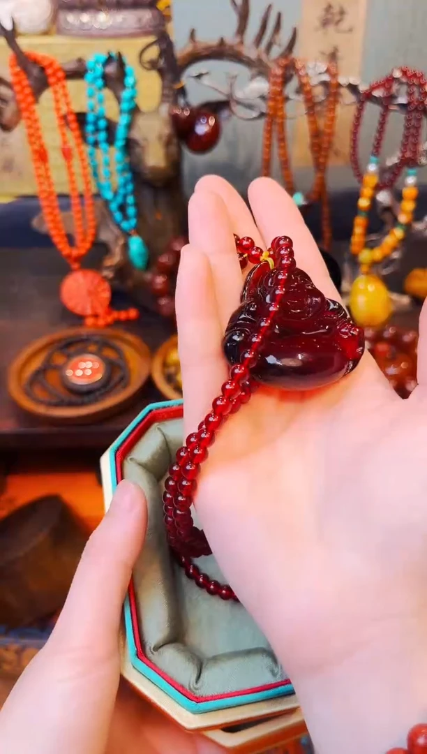 【闪购商品】血珀颈饰未镶嵌大美专属宠粉链接04