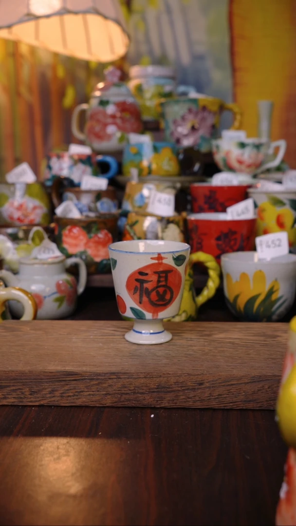 摆件泥垚手作 景德镇手工手绘器物