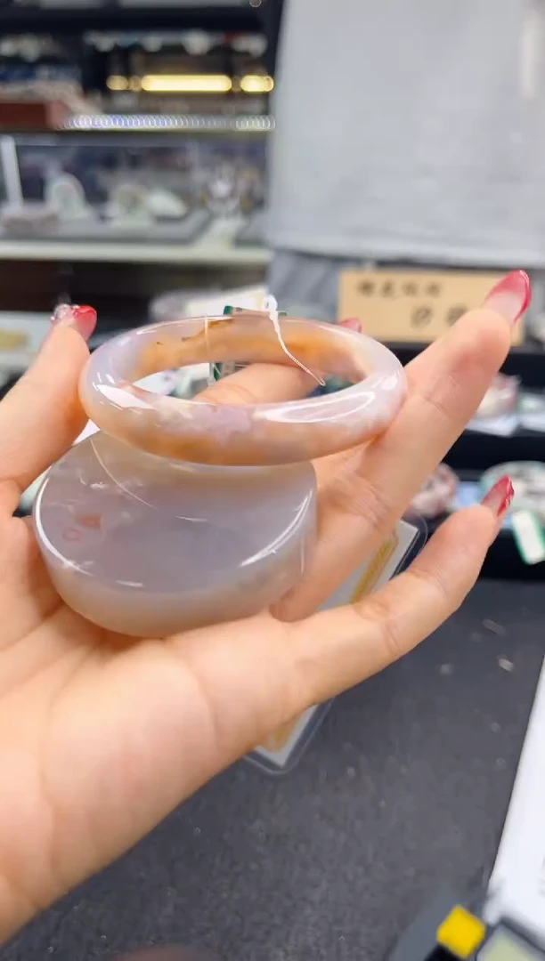 未镶嵌手镯石英质玉56圈口（赠品镯心）1039571