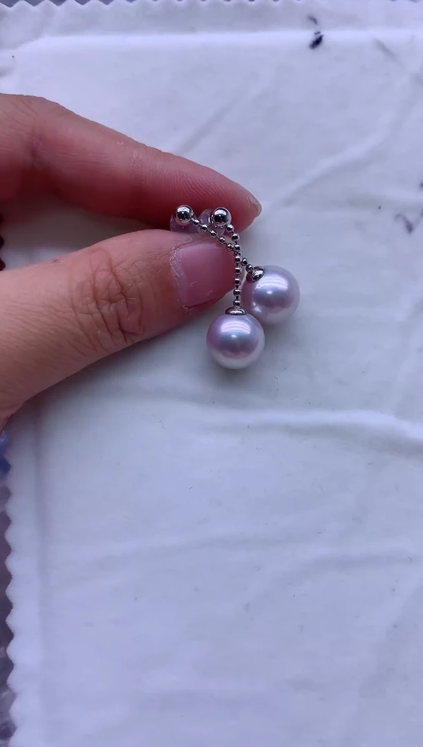 【闪购商品】银S925镶嵌淡水珍珠耳饰多发其一