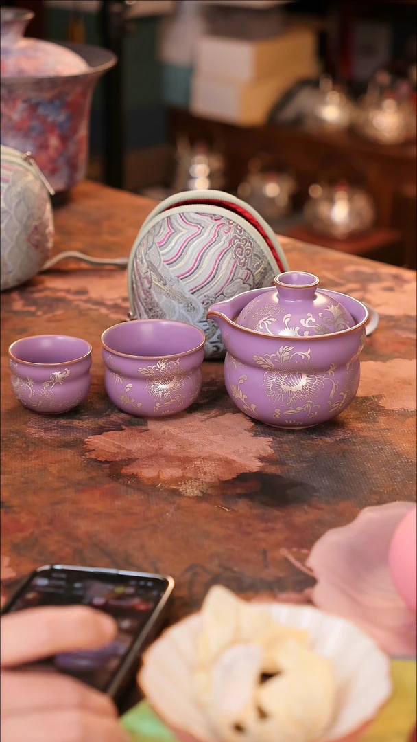 【闪购商品】陶瓷茶具（无礼盒无茶盘）@@A11622