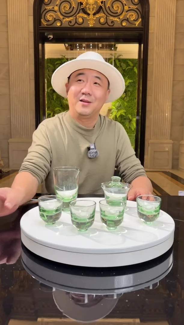 【闪购商品】摆件AJ1116008绿色茶具一套