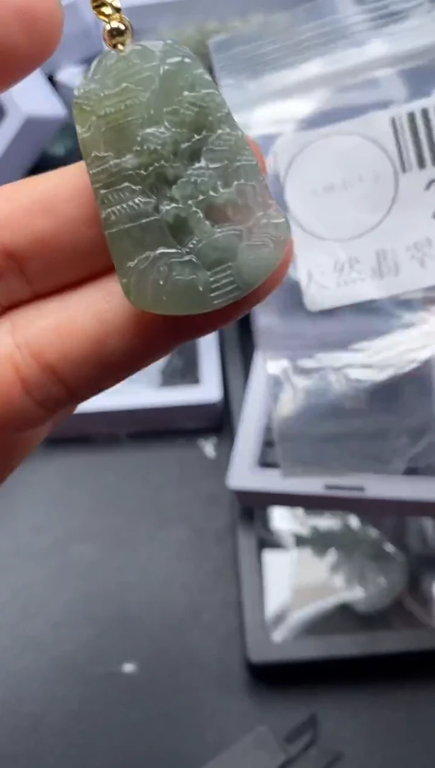吊坠(不含链)未镶嵌翡翠2577