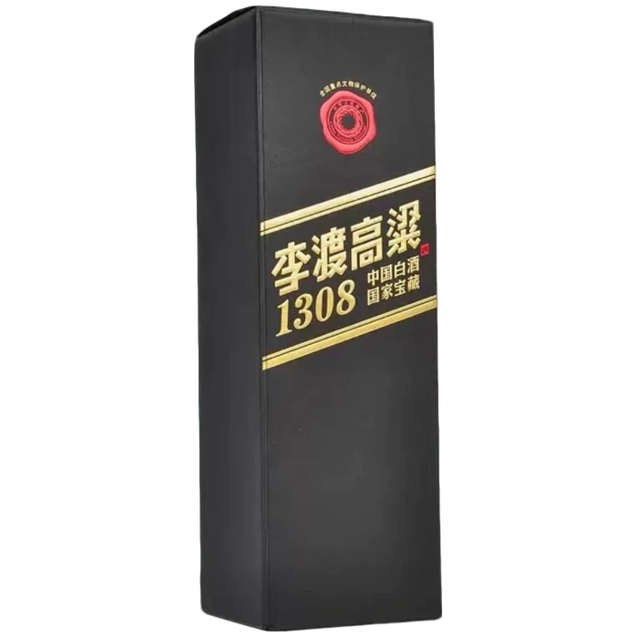 李渡酒高粱酒1308 黑盒子52度520ml