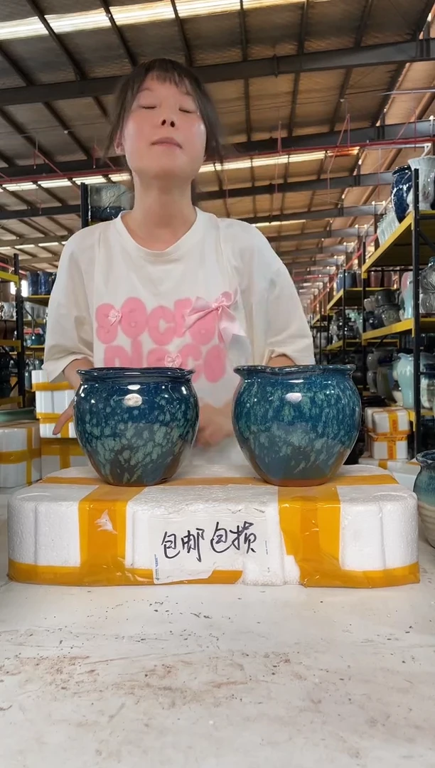 宜兴紫砂粗陶花盆15/16