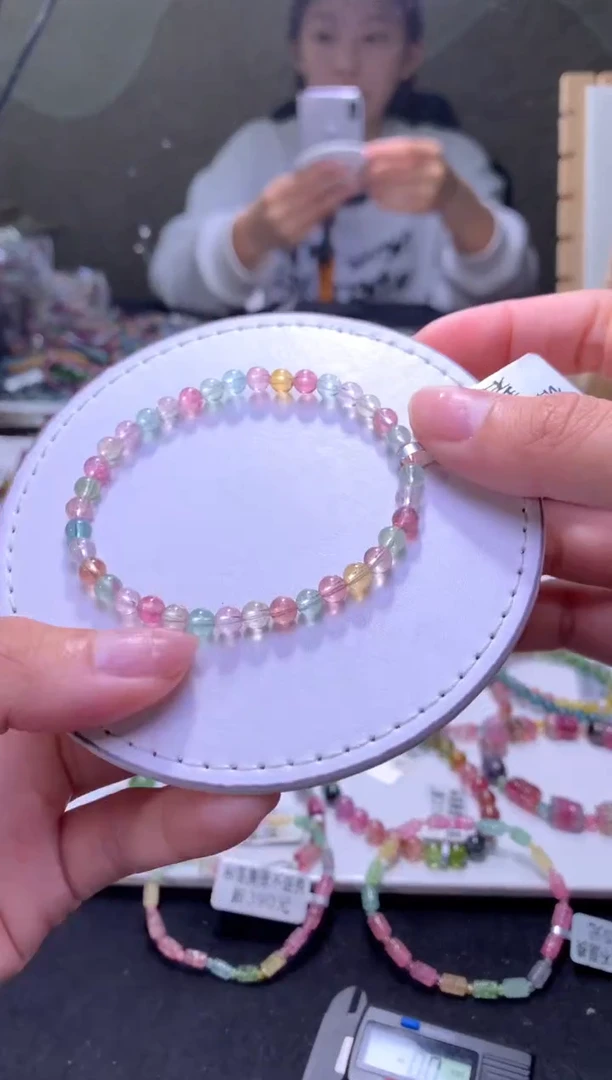 未镶嵌手串碧玺A106【天然碧玺】