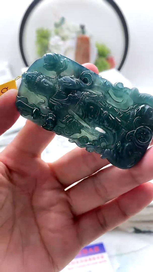 颈饰未镶嵌翡翠普贤
