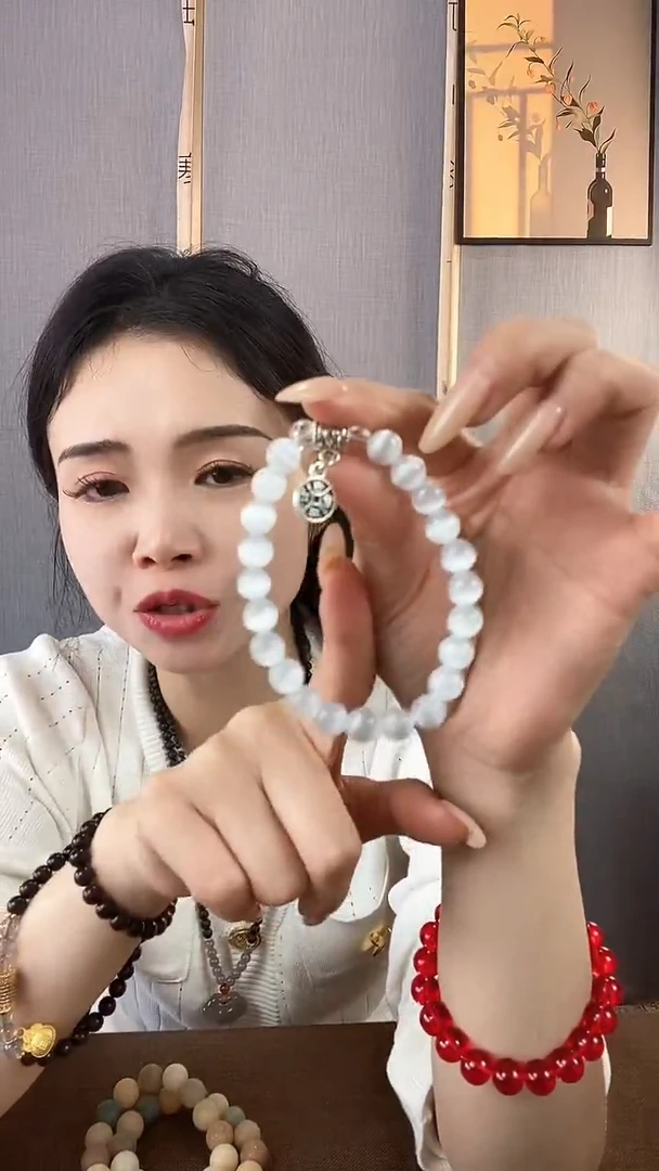 【闪购商品】白玉菩提吊坠猫眼单圈设计款