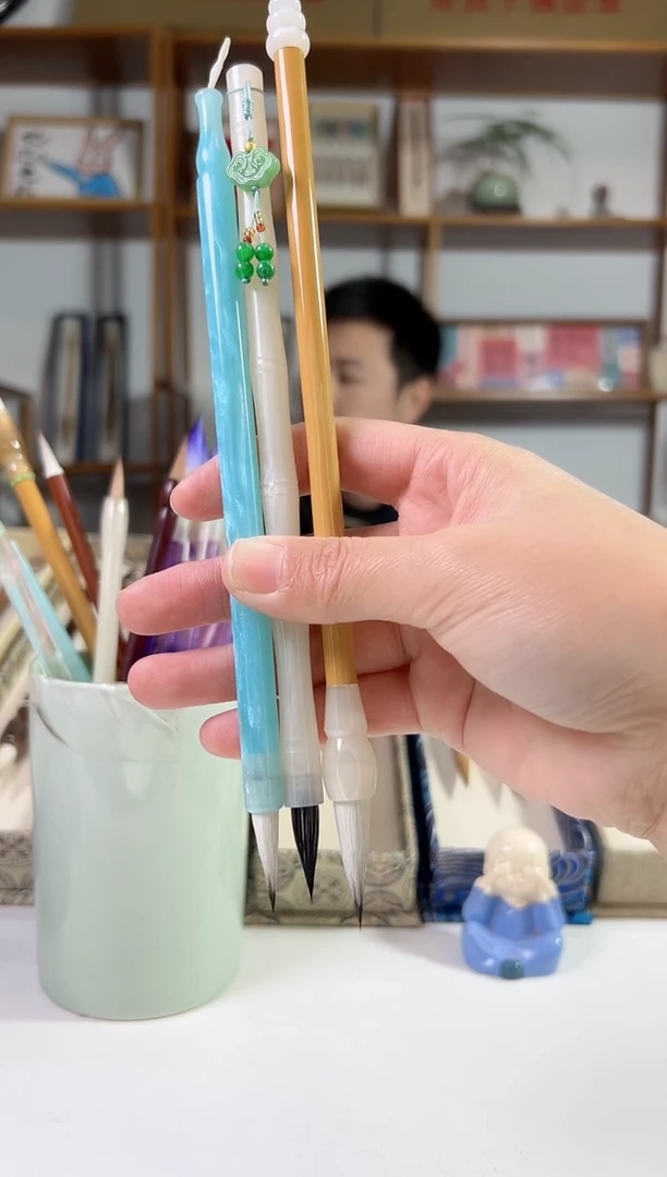 狐狸紫羊兼毫三支套装