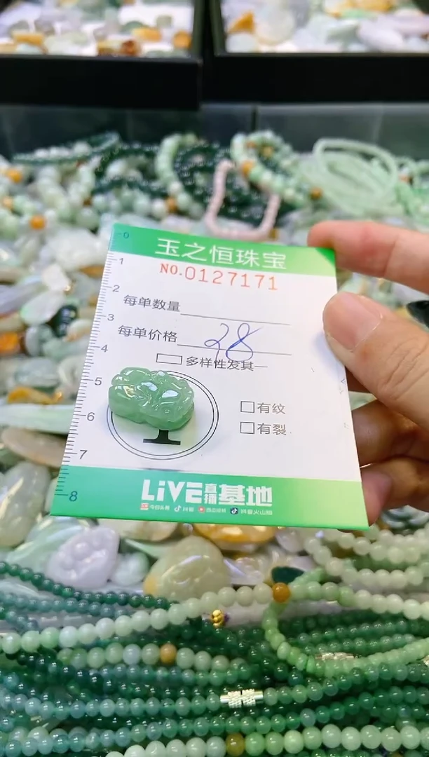 翡翠未镶嵌颈饰闪购0127171