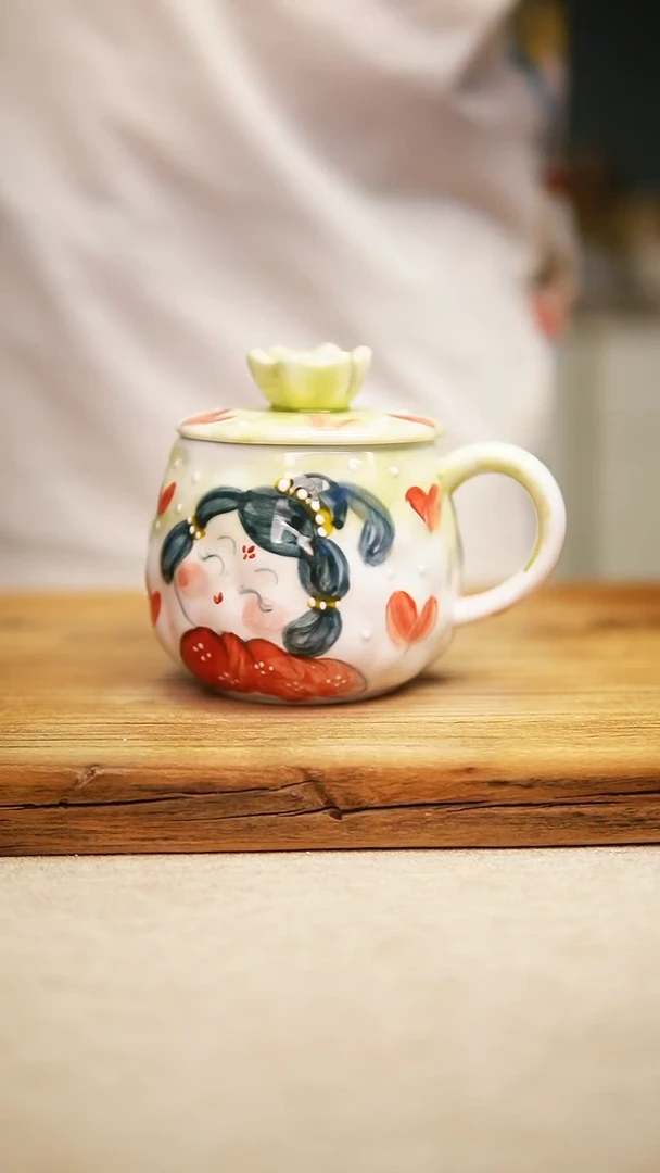 @@陶园瓷舍@@纯手工手绘@高温釉下彩