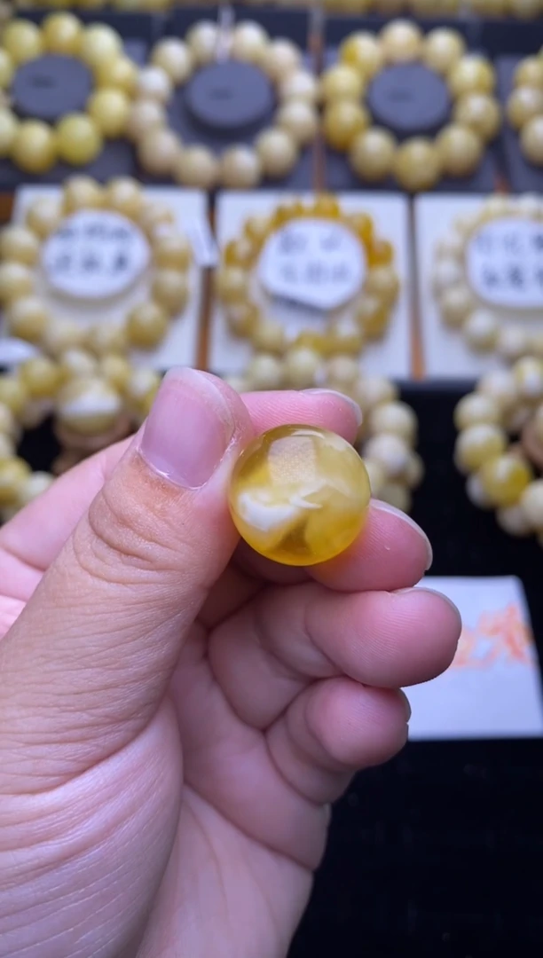 裸石琥珀未镶嵌大小姐珠宝严选2