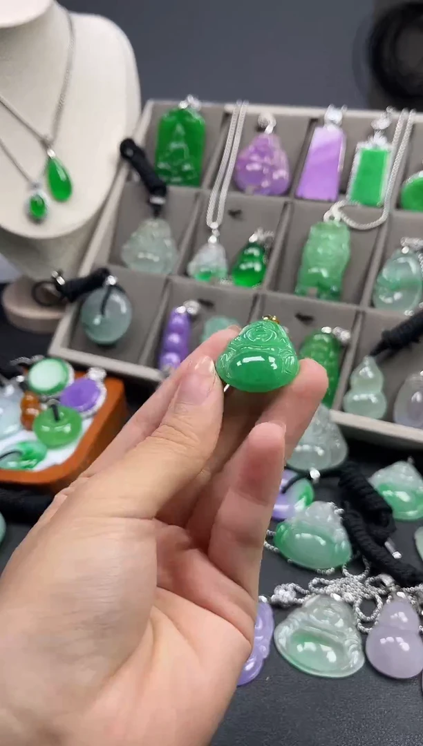 颈饰未镶嵌翡翠  所见即所得 一图一物