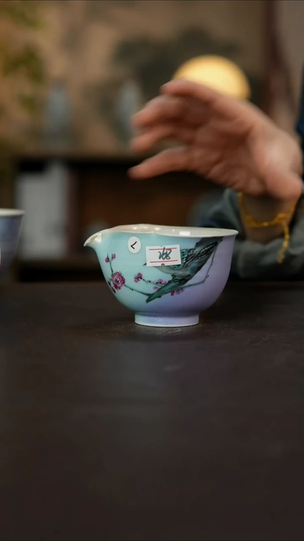 杯景德镇陶瓷杯碗柴烧多人