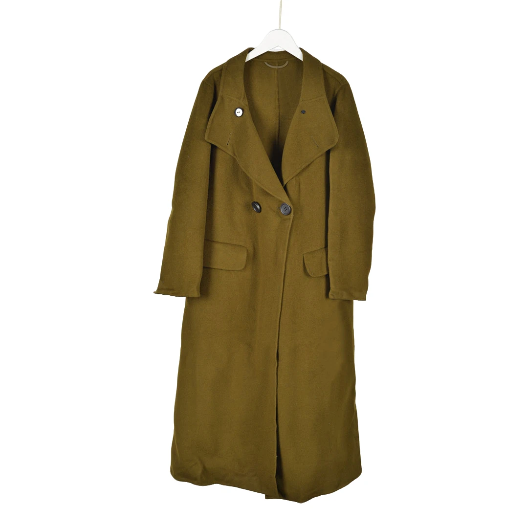 GPD3【专柜捡漏】女装SLDEC-大衣3156-军绿大一码