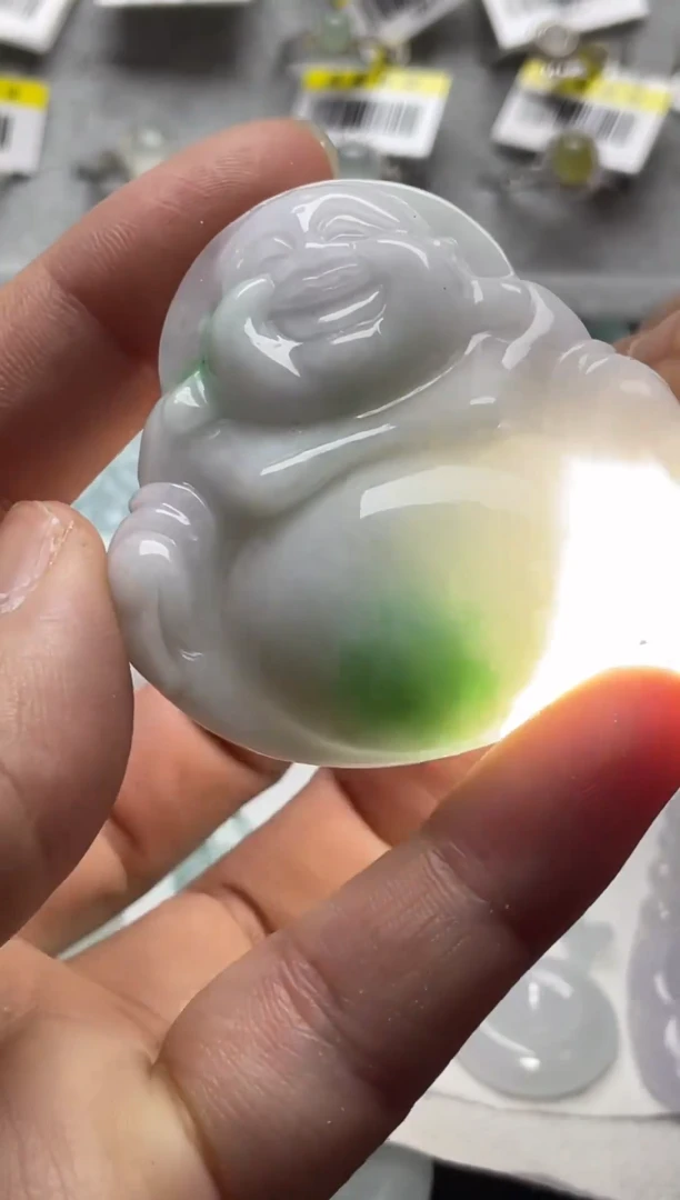 颈饰未镶嵌翡翠天然翡翠A货