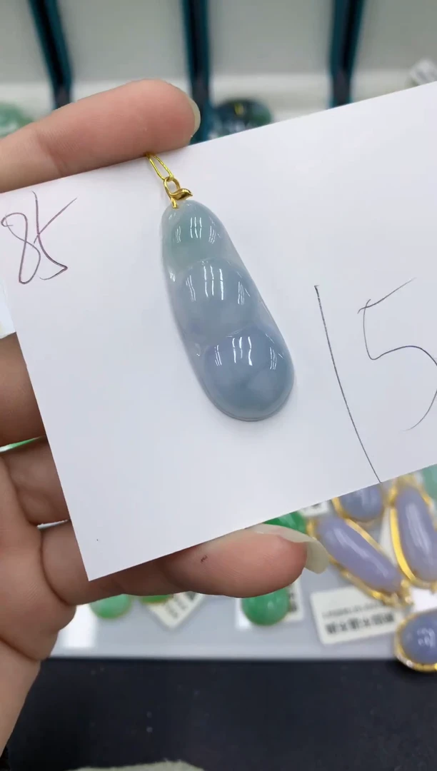 【闪购商品】翡翠颈饰18K金镶嵌翡翠