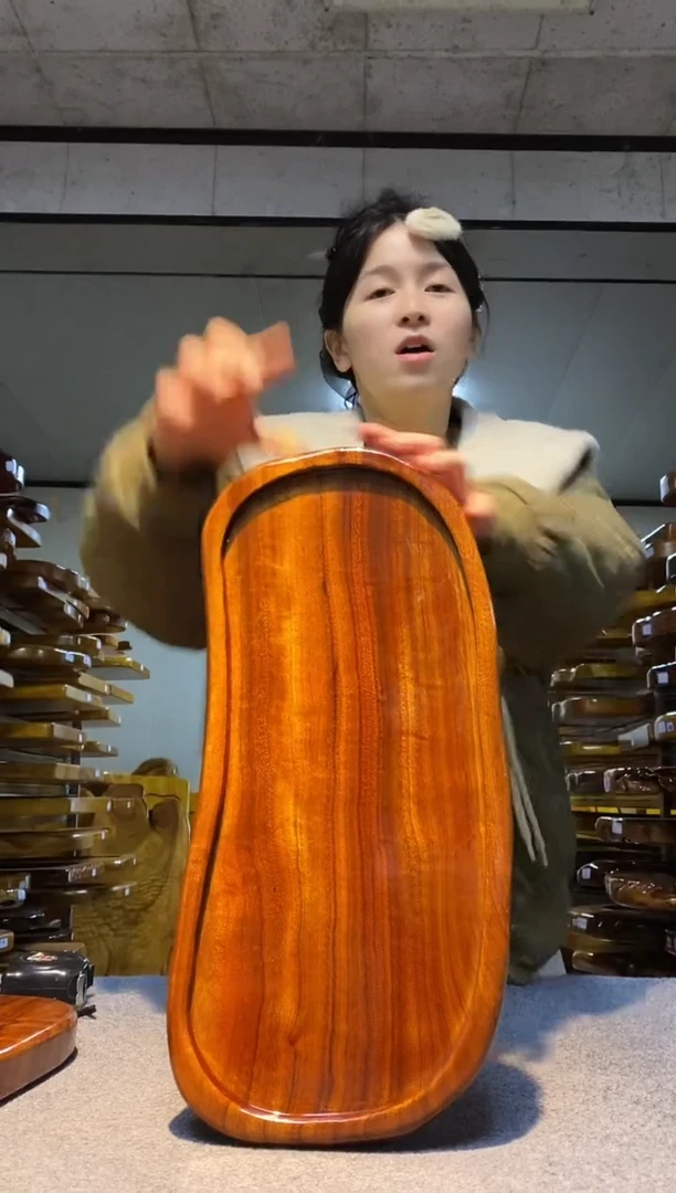 实木原木茶盘 一物一拍(不含配件）