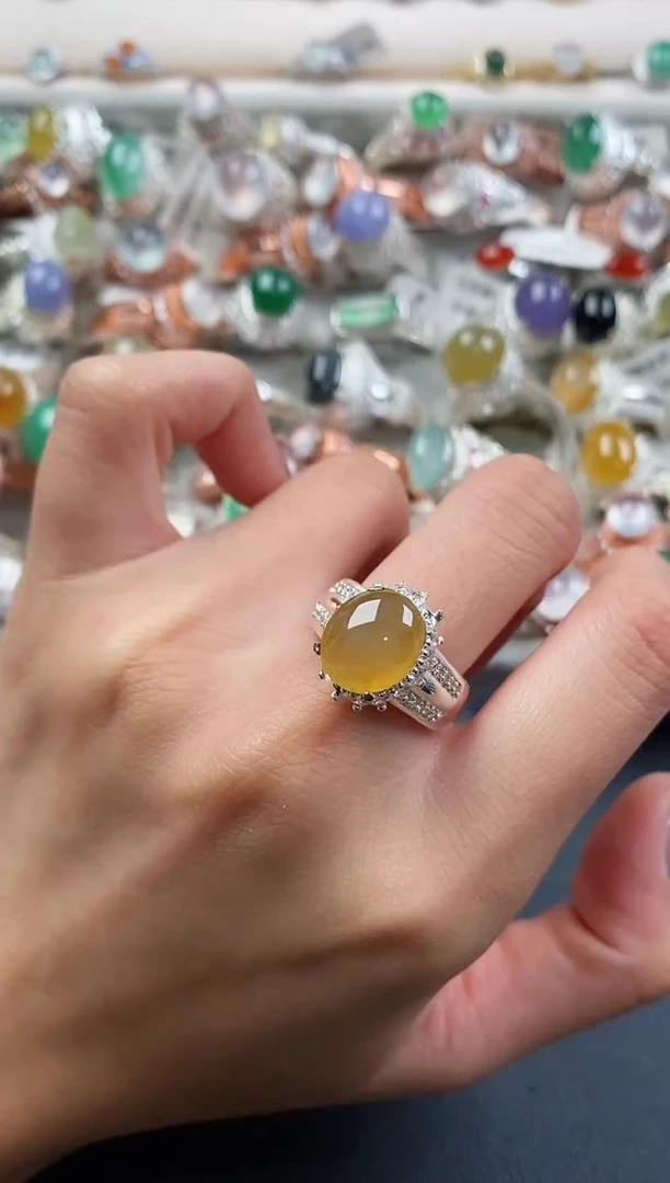 未镶嵌戒指翡翠777777+7