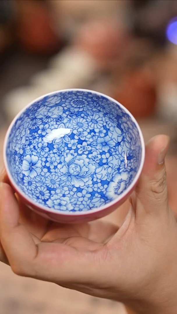茶具景德镇万花杯