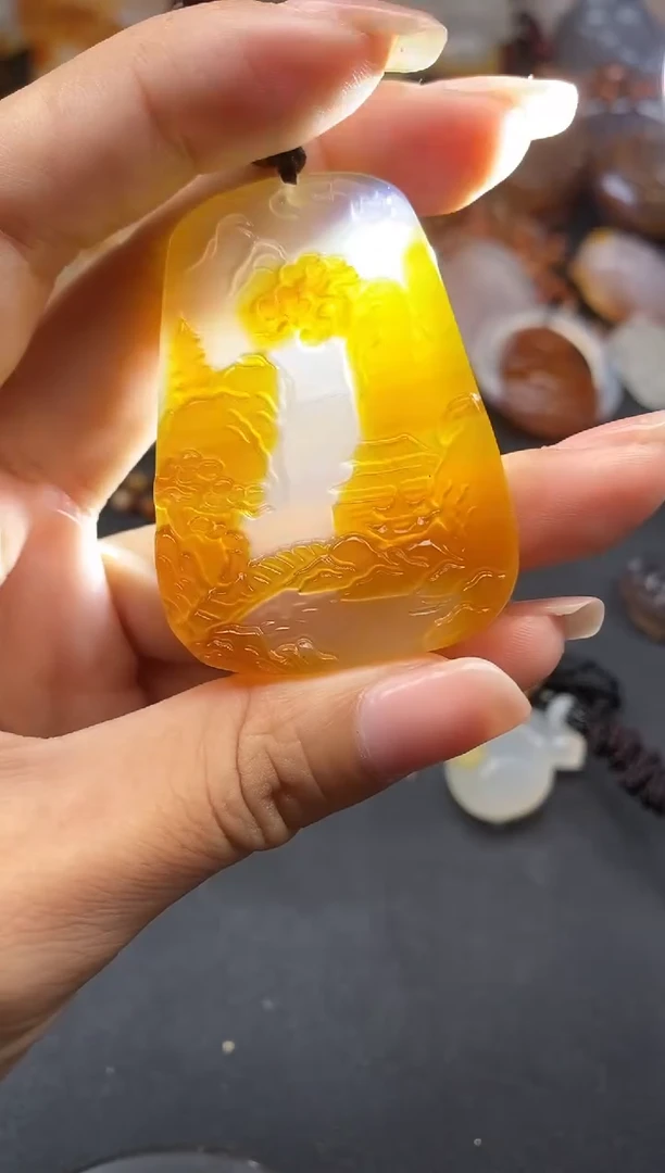 未镶嵌1玛瑙/玉髓缺*眼ll