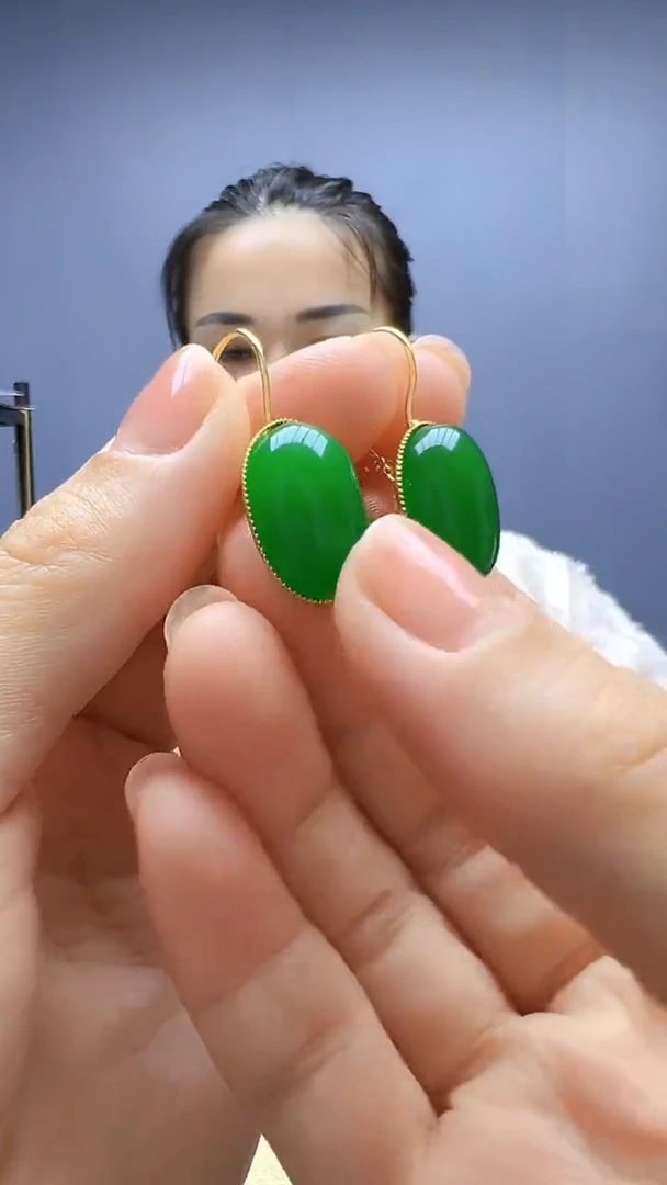 颈饰14K金镶嵌翡翠随昔diy颈饰