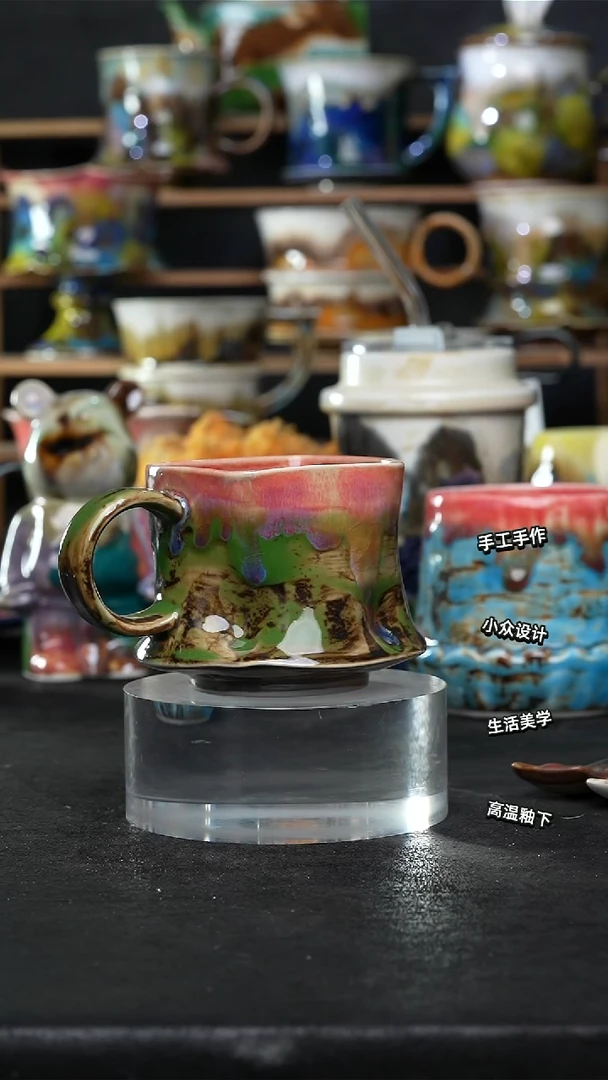 设计师款景德镇森涩手创陶瓷（食品级）786