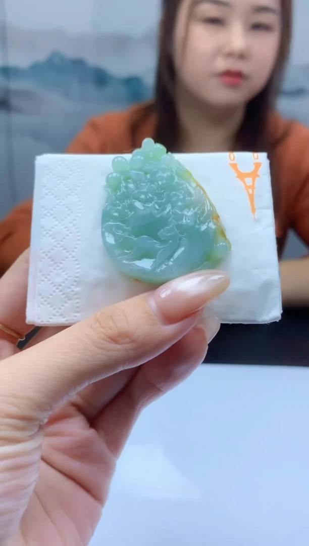 【闪购商品】定制翡翠未镶嵌011ee-毛货一鹿有你86