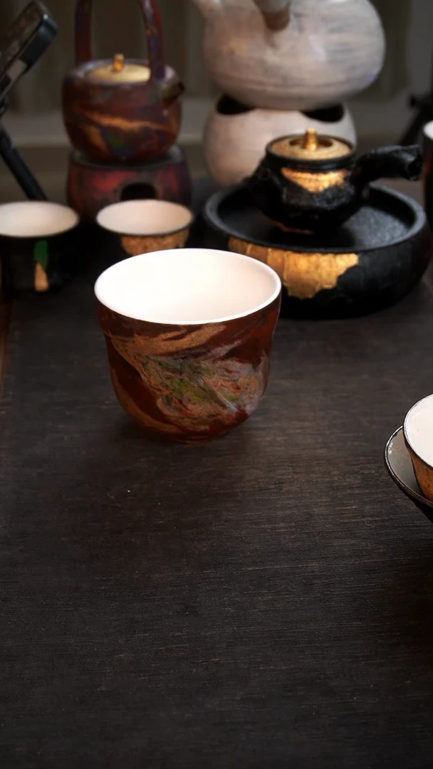 【闪购商品】其他大漆手握杯140小康茶器