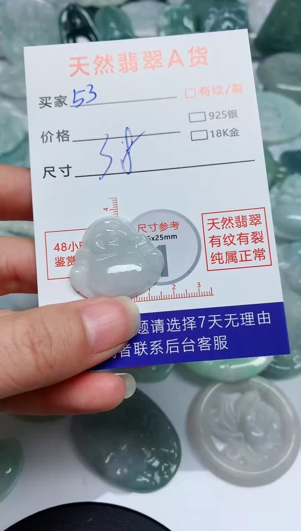 【闪购商品】翡翠颈饰未镶嵌翡翠 颈饰 未镶嵌53