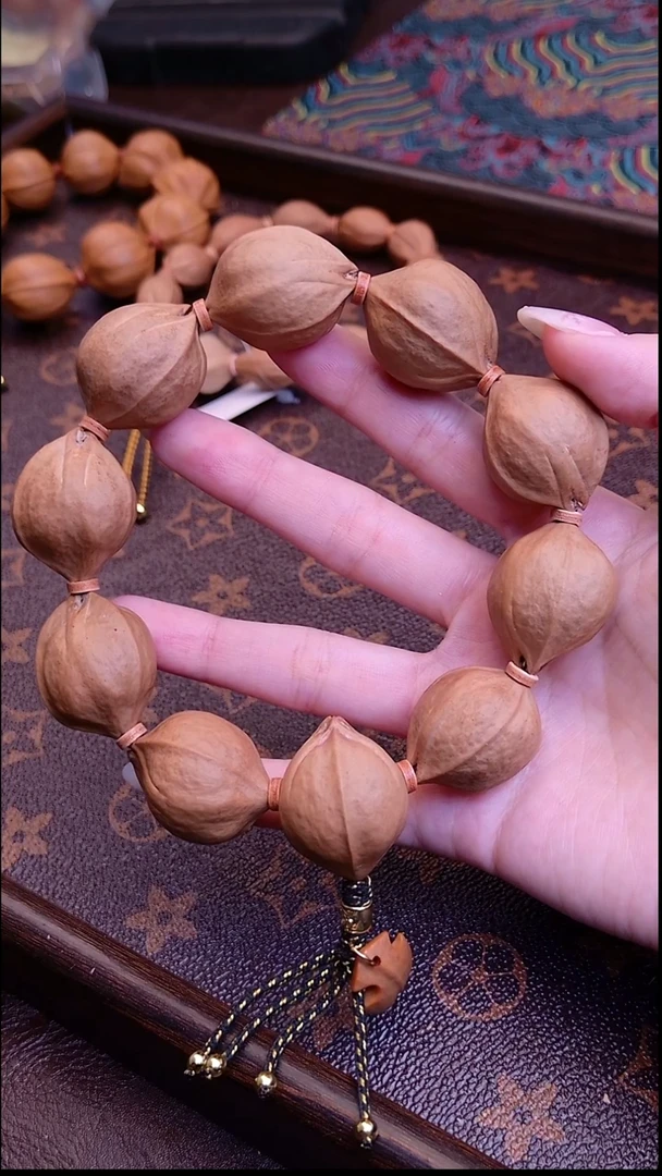 手串橄榄核2329精挑梅林铁核三花-带配套盘玩工具